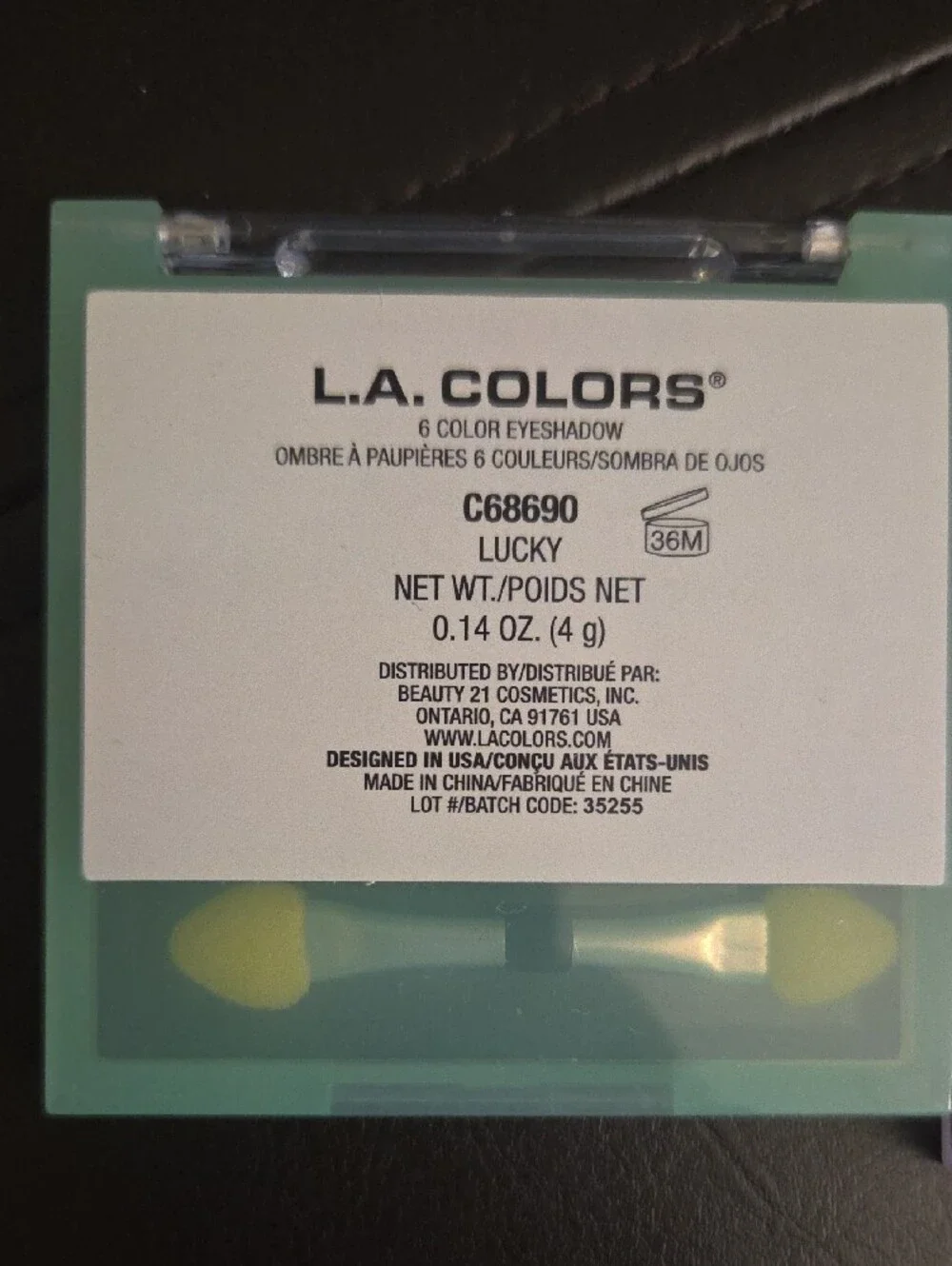 L.A. Colors Eyeshadow & Lip Duo Set Smoky Tones, Dreamy Mauves, Green, Peach NIP
